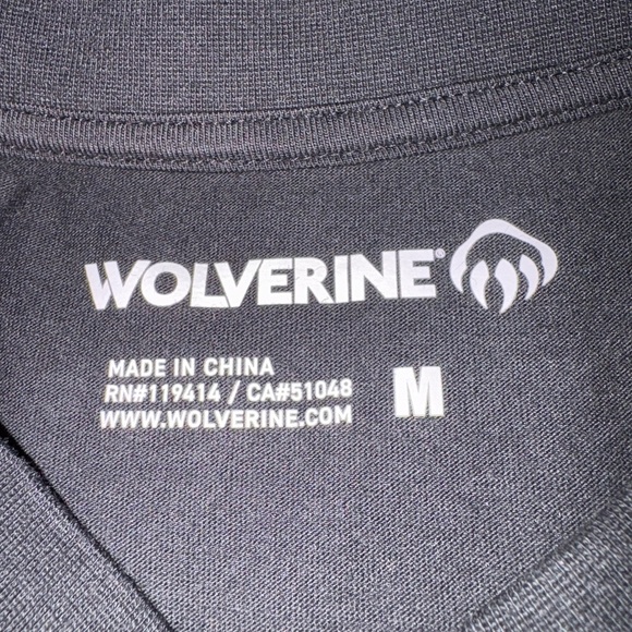 Wolverine NWT Men’s Size M Black Camo Claw Casual Graphic Short Sleeve Tee Shirt - Picture 5 of 6